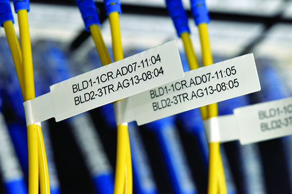 Ứng dụng máy in nhãn Brother P-Touch trong ngành điện - viễn thông